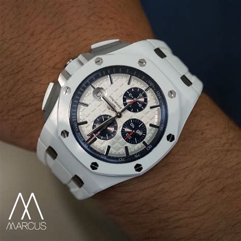 audemars piguet 44mm white|Audemars Piguet 41mm for sale.